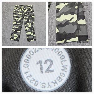 Lululemon Swift High Rise Cropped Legging Camo‎ Women's Luxtreme Size 12